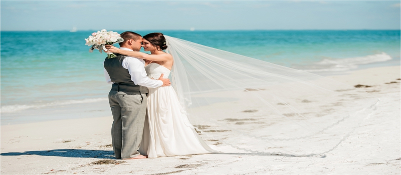 Choose some of these unique ideas to enhance your destination celebration on the sandy seashore